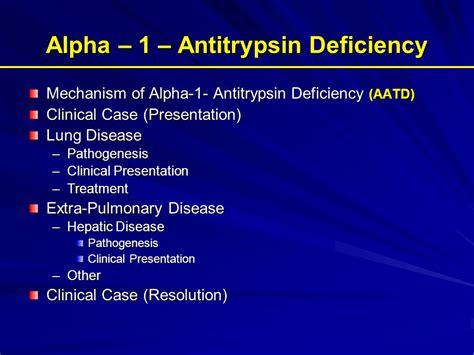 Alpha – 1 Antitrypsin Deficiency Jorge Mera, MD Presbyterian Hospital of Dallas. - ppt download