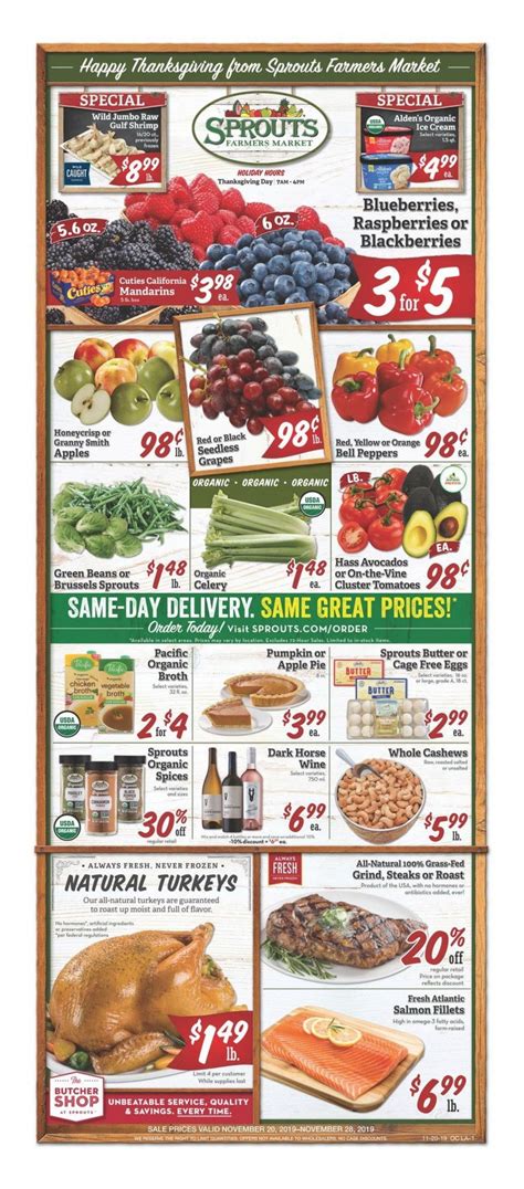 Sprouts Weekly Ad Nov 20 – Nov 28, 2019