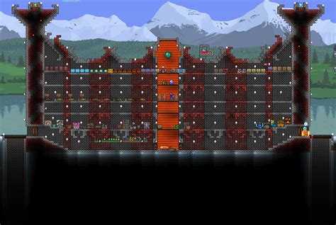 I built a castle : r/Terraria