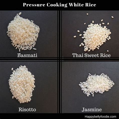 How to Pressure Cook Different Types of Rice Part I ~ White Rice - Happy Belly Foodie | Recipe ...