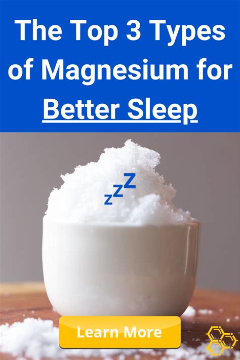 The Top 3 Types of Magnesium for Better Sleep | Health and fitness articles, Health and ...