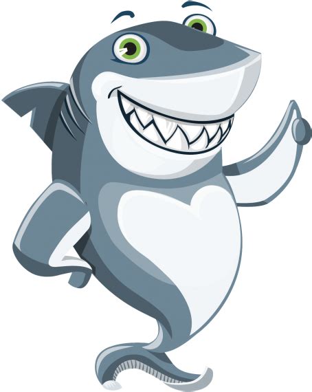 Download HD Shark Png Cartoon - Transparent Background Shark Clipart Transparent PNG Image ...