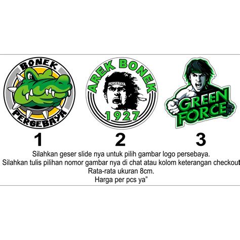 Jual Stiker printing logo logo persebaya, logo persebaya bonek mania | Shopee Indonesia