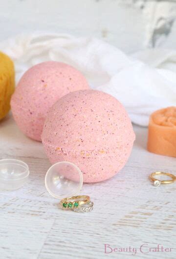 Bath Bombs with Rings Inside - DIY Jewelry Bath Bombs