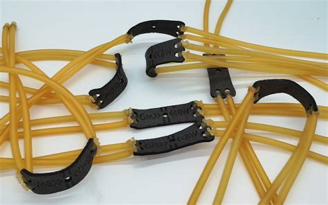 GM&BW Slingshots Replacement Band Sets, varation like 2,4,6 strands, looped bands for Dankung ...