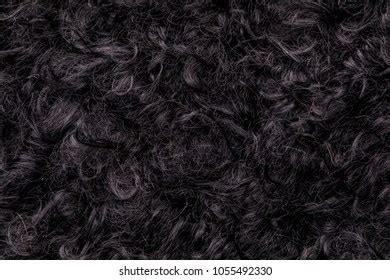 Fluffy Dark Fur Texture Stock Photo 1055492330 | Shutterstock