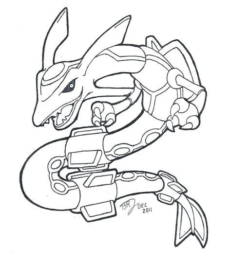 Pokemon Rayquaza Coloring Pages at GetColorings.com | Free printable ...