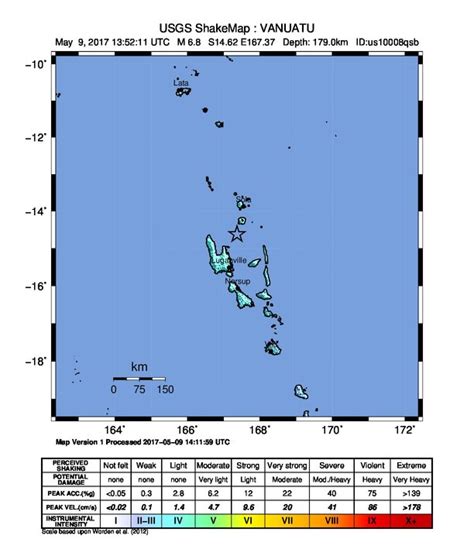 Very strong M6.8 earthquake hits Vanuatu at intermediate depth - The ...