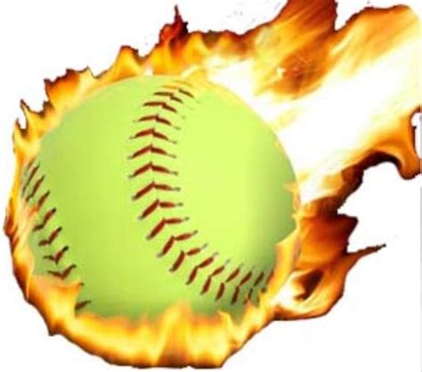 Softball clipart fire, Softball fire Transparent FREE for download on ...