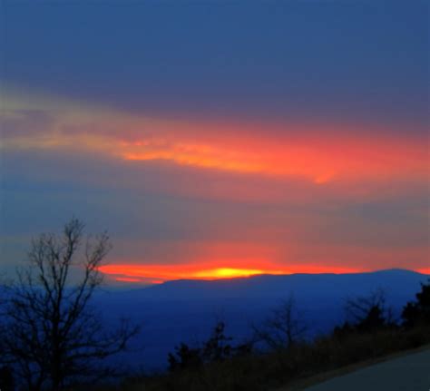 Sunset Over Mount Magazine image - Free stock photo - Public Domain ...