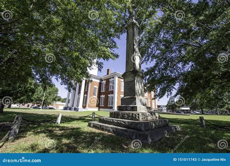 Confederate Memorial Stewart County, GA Editorial Stock Photo - Image ...