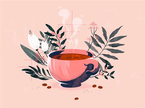 Art And Illustration, Coffee Illustration, Graphic Design Illustration ...