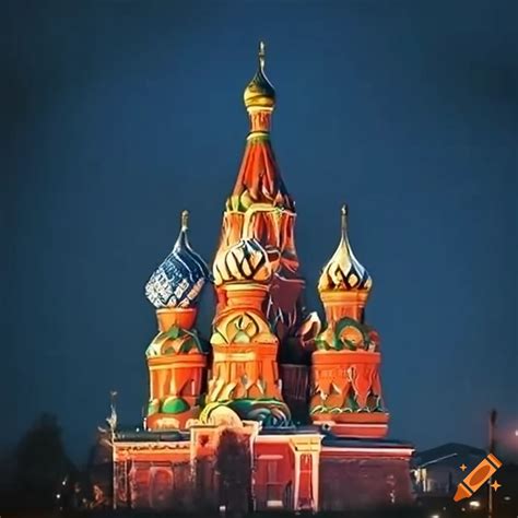 Sights of russia on Craiyon