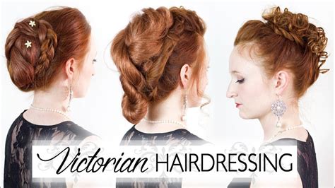 Victorian Hairdressing - Reproducing 3 Authentic 1800's Hairstyles - YouTube