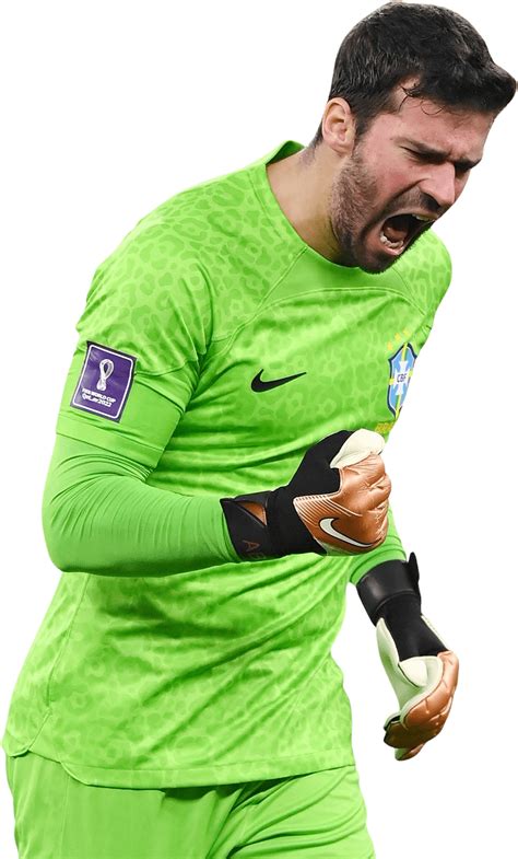 Alisson Becker Brazil football render - FootyRenders