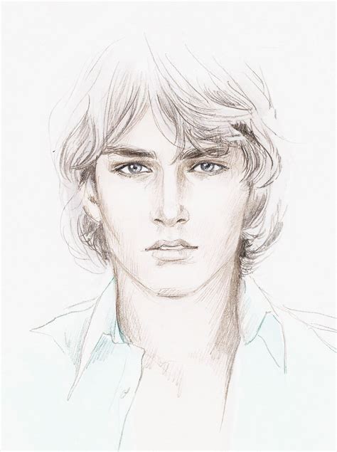 Boy Face Sketch at PaintingValley.com | Explore collection of Boy Face ...