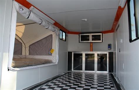 7 X 16 TOYHAULER w/ SLEEPER | Becker Custom Trailers | Cargo trailer camper conversion, Cargo ...