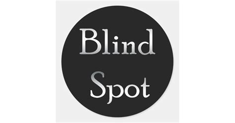 Blind Spot Classic Round Sticker | Zazzle