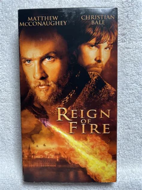 REIGN OF FIRE (VHS, 2002) Matthew McConaughey - Christian Bale - Pre ...