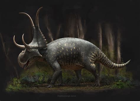 Diabloceratops eatoni Paleoart by Chris Masna / Palaeontographer at Urvogel games LLC, 3D ...