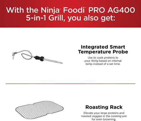 Ninja Foodi Pro 5-in-1 Integrated Smart Probe and Cyclonic Technology ...