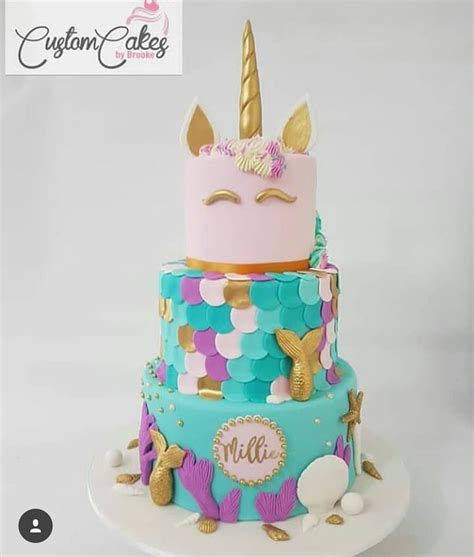 Mermicorn Cake / Mermaid Cake / Unicorn Cake / Magical Cake | Unicorn ...