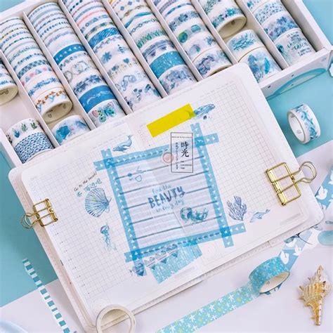 Hướng dẫn trang trí sổ bằng washi tape Cho phong cách Nhật Bản