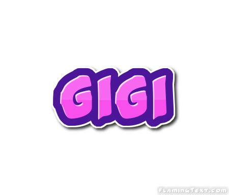 GiGi Logo | Free Name Design Tool from Flaming Text