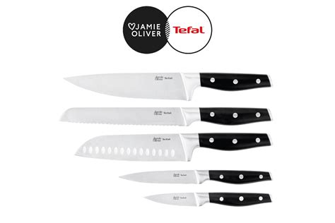 Sada kuchyňských nožů Tefal Jamie Oliver K267S575 5 ks - Home & Cook: oficiální e-shop Tefal ...