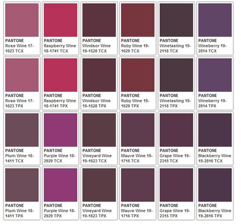 Purples | Pantone color chart, Pantone, Pantone colour palettes