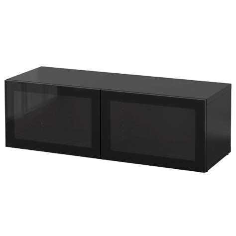 Ikea Besta Shelf Unit w/ Glass Doors - AptDeco