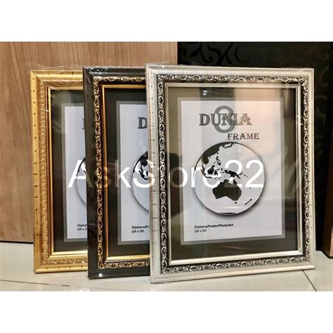 Jual Bingkai Foto 10 R / Frame Foto / Figura / 8 R 20 X 25 MOTIF Indonesia|Shopee Indonesia