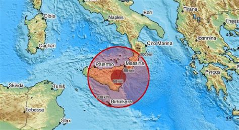 Terremoto oggi a Catania | scossa di magnitudo 4 4 Avvertito anche a ...