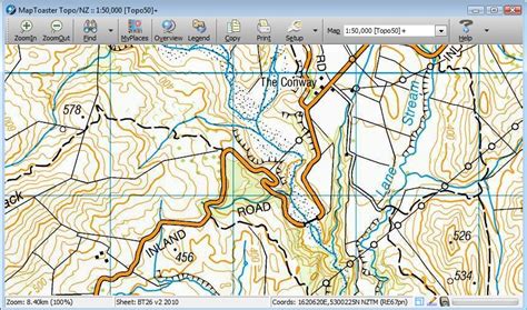 Topo Maps Scale