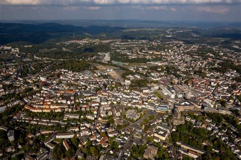 Luftaufnahme Lüdenscheid - Stadtzentrum und Innenstadt in Lüdenscheid ...