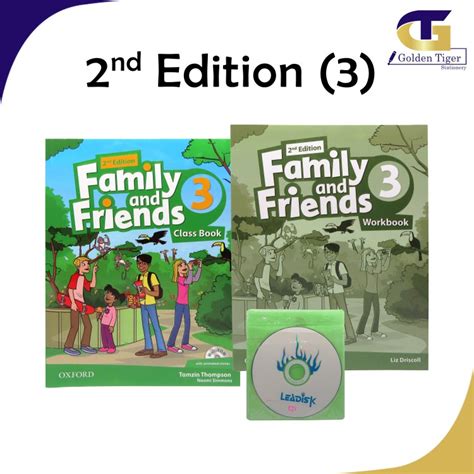 Oxford Family & Friends 2 (Class Book + Work Book) | Golden Tiger Stationery Store