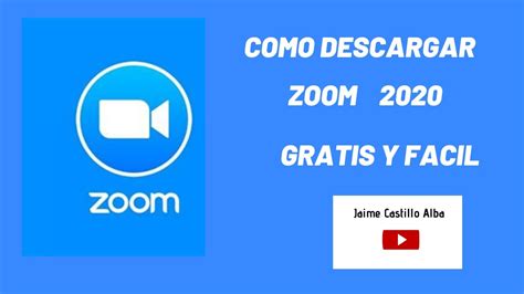 Como Descargar zoom Gratis 2020 - YouTube