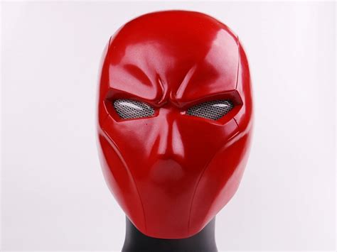 Red Hood Helmet Redhood Mask Red Hood Cosplay DC Comics | Etsy Australia