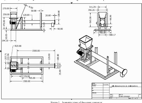Table 5 from Design and fabrication of a screw conveyor | Semantic Scholar
