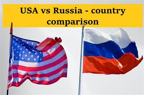 USA and Russia - country comparison | USA vs Russia