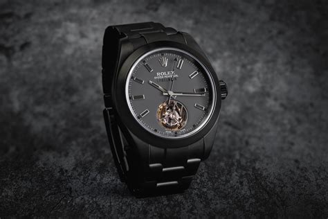 The First Rolex Tourbillon - Created by Customization company Label Noir