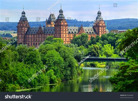 Renaissance Palace In Aschaffenburg On Main, Germany Stock Photo ...