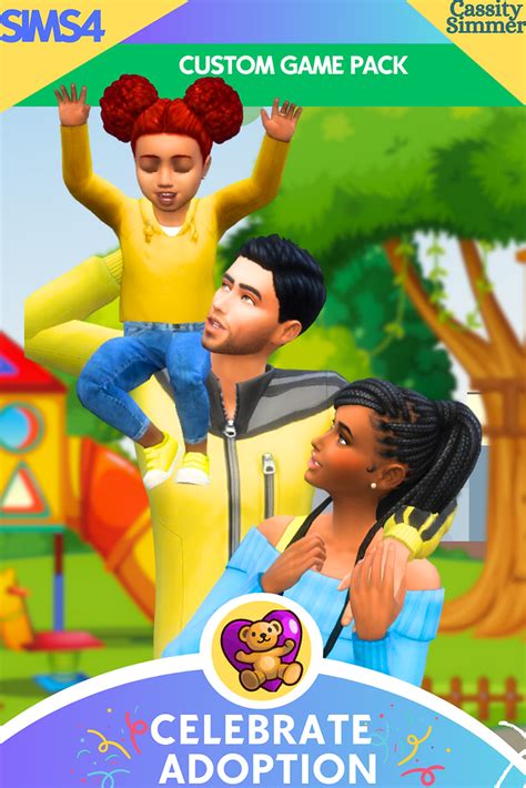 Celebrate Adoption Sims 4 Custom Game Pack