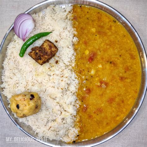 Dal Chawal-Indian Lunch