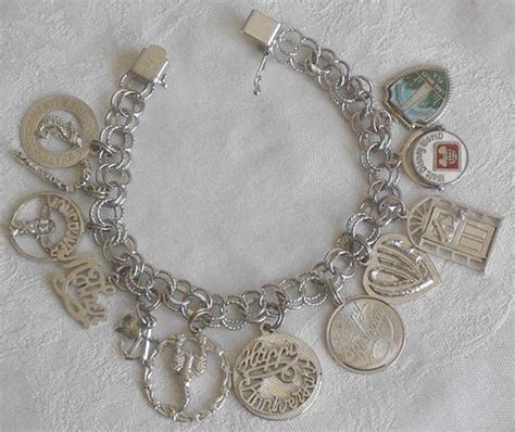 Vintage Sterling Silver Charm Bracelets We Are Currently Obsessed With