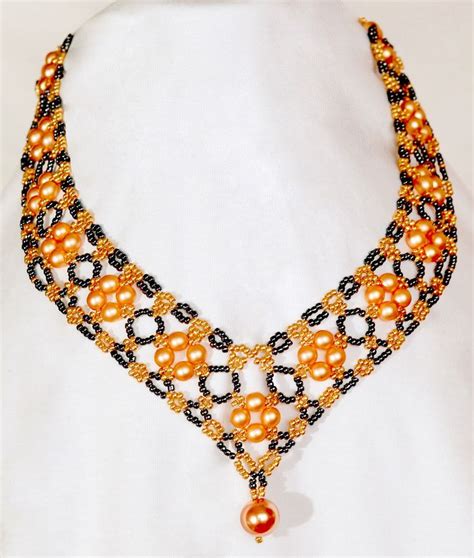 Free pattern for beautiful beaded necklace Margaret | Beads Magic ...