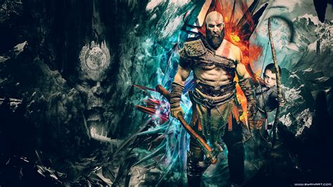 1920x1080 Resolution Kratos 2021 God Of War Art 1080P Laptop Full HD ...