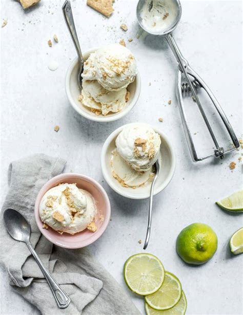 Easy Key Lime Pie Ice Cream | My Baking Addiction