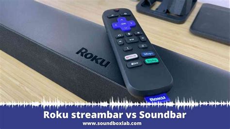 Roku streambar vs Soundbar