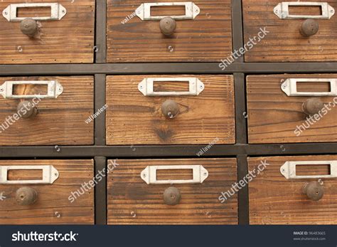 Vintage File Cabinet Stock Photo 96483665 : Shutterstock